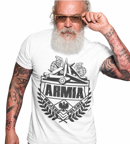 Koszulka- ARMIA (SZARY)